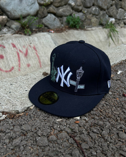 CW - NY STATUE OF LIBERTY CUSTOM NAVY BLUE