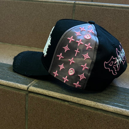 NY Pink × White — Snapback